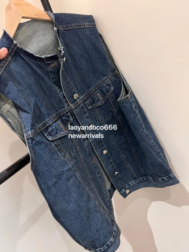 大葱【牛仔马甲】春夏