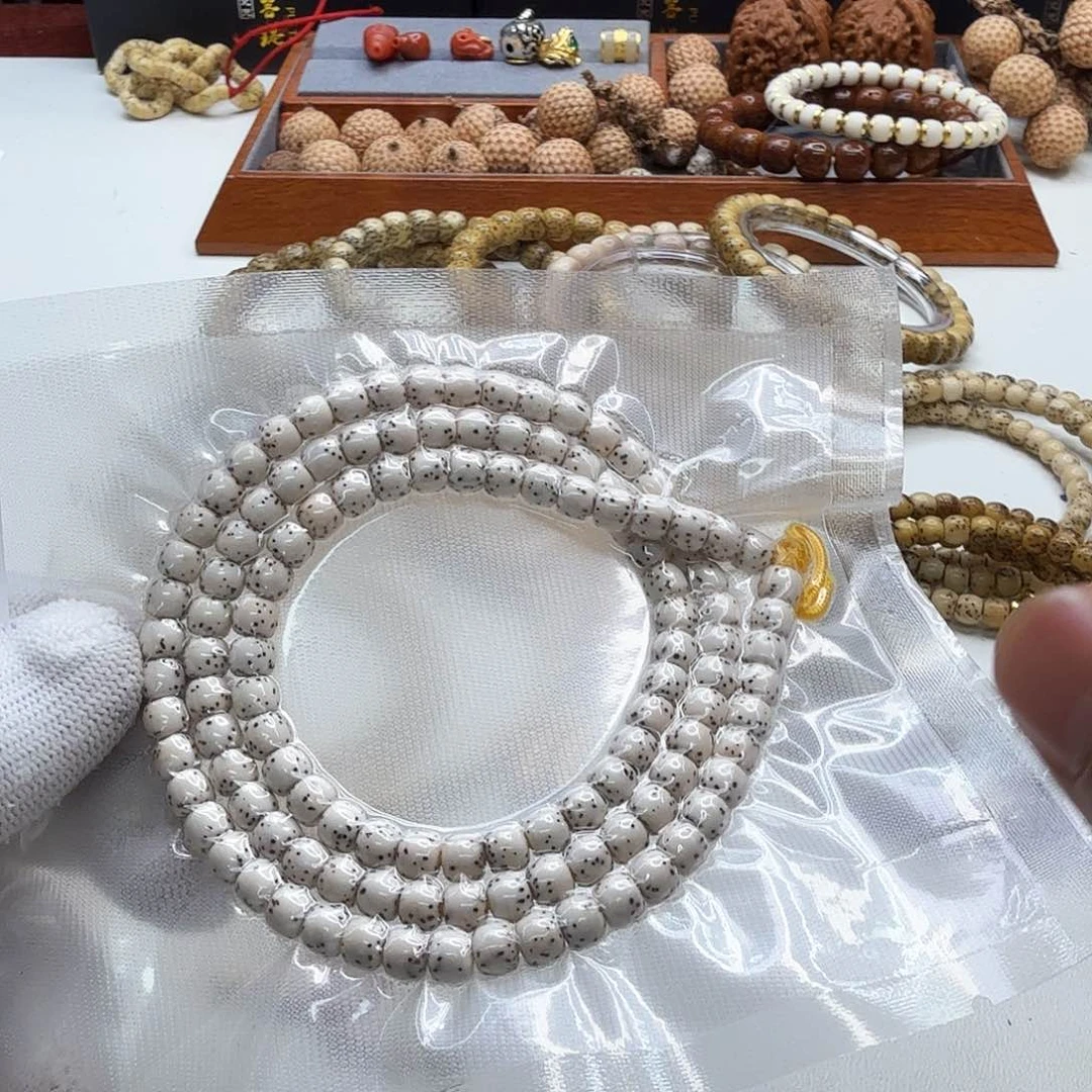 星月菩提吊坠22尊宠白星月6左右108