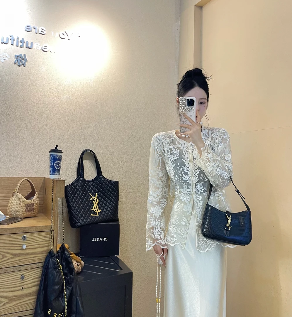 新中式国风镂空钩花开衫外套夏季新款气质长袖时尚百搭复古休闲