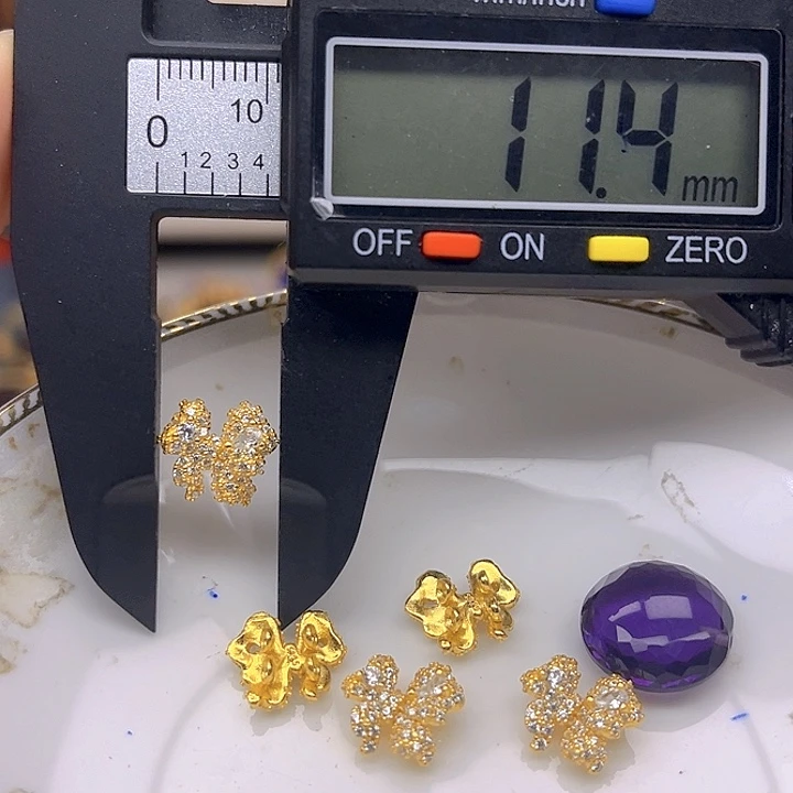 银S925镶嵌颈饰紫晶紫晶925镶嵌106