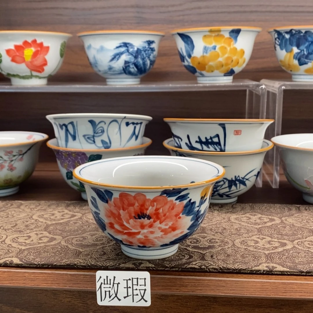 釉下彩手工绘制手工绘制