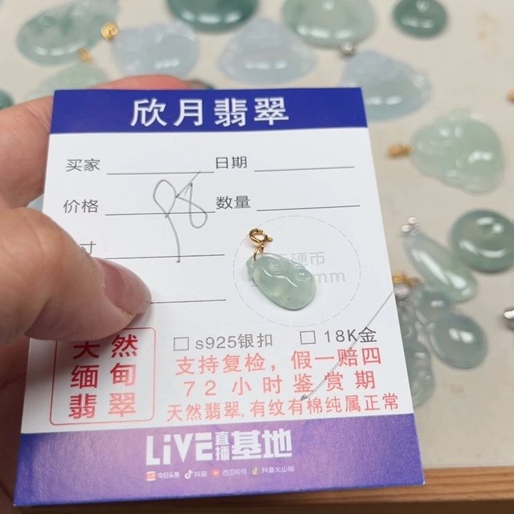 【闪购商品】翡翠颈饰未镶嵌天然