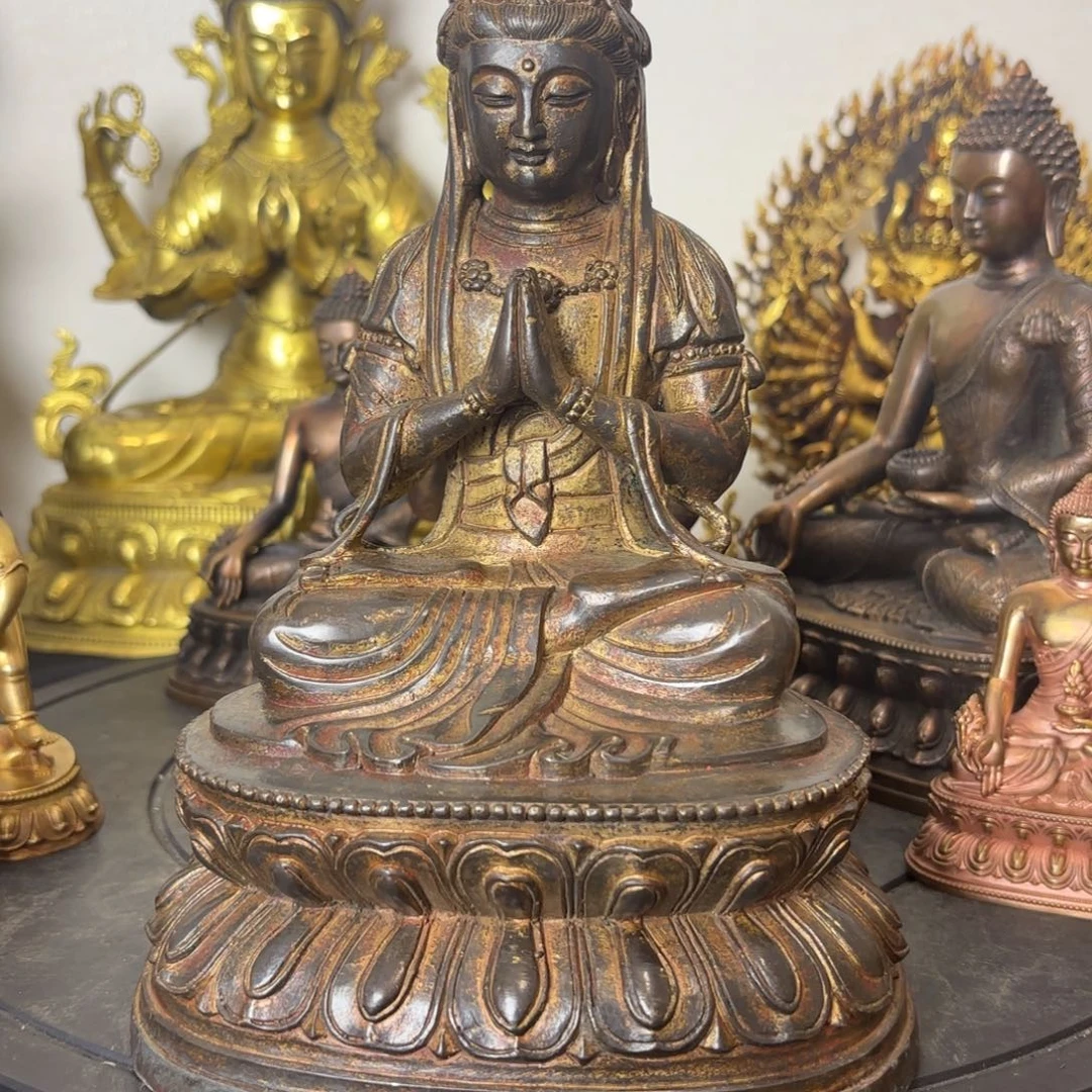 观音菩萨黄铜摆件