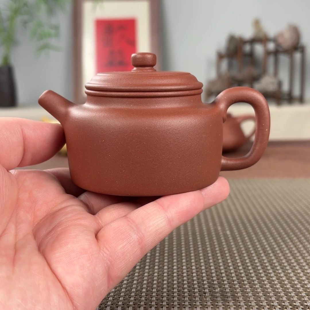 茶壶紫砂汉**粑微瑕黄龙山原矿紫砂壶