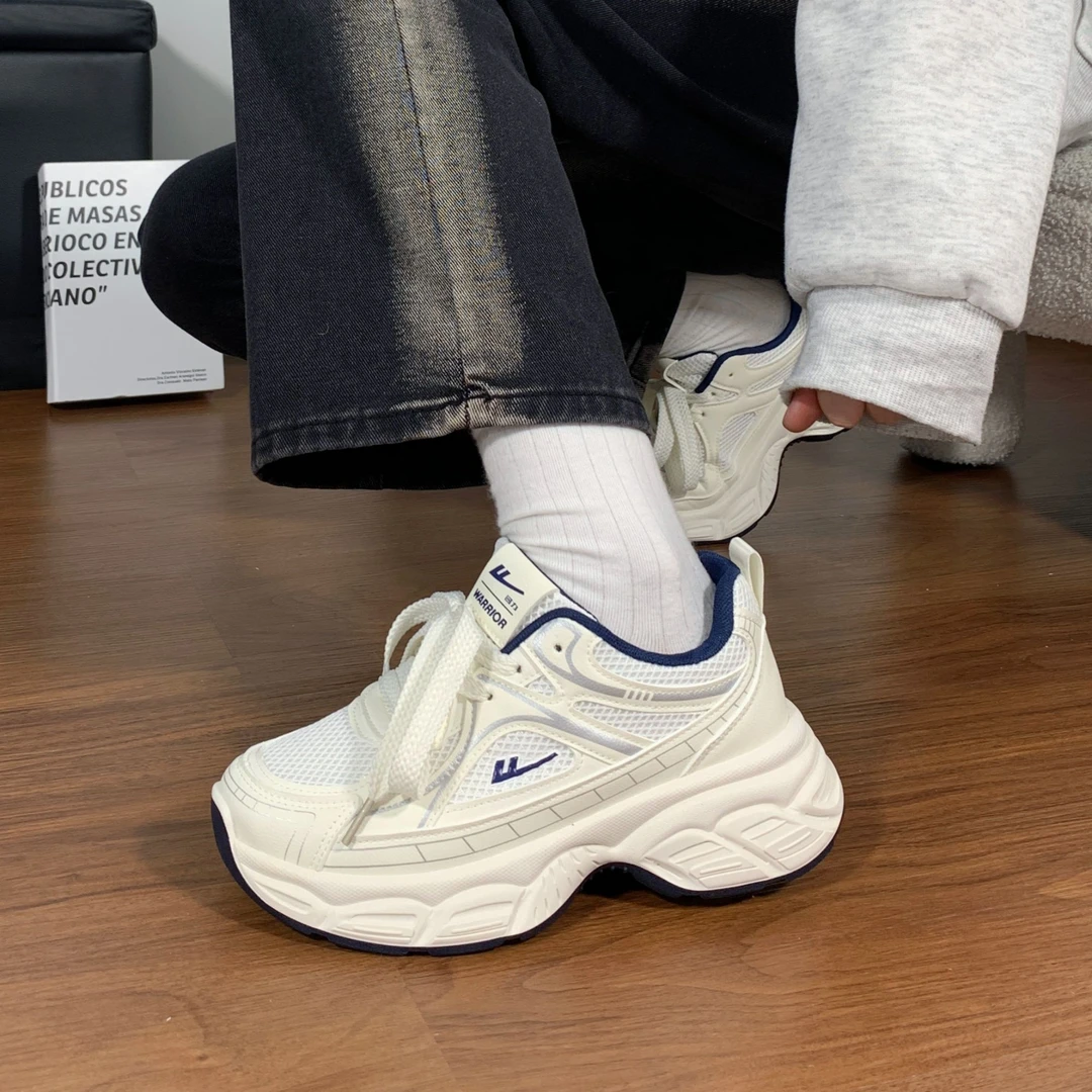 回力运动鞋女款2025新款春季鞋子女鞋情侣小白鞋百搭厚底老爹鞋女