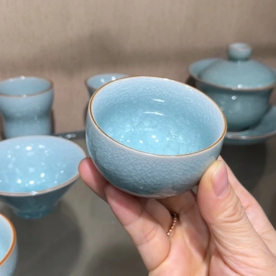 瓷片大宋名窑汝瓷茶具