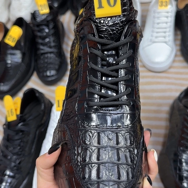 鳄鱼皮（革）鳄鱼皮休闲包底39码