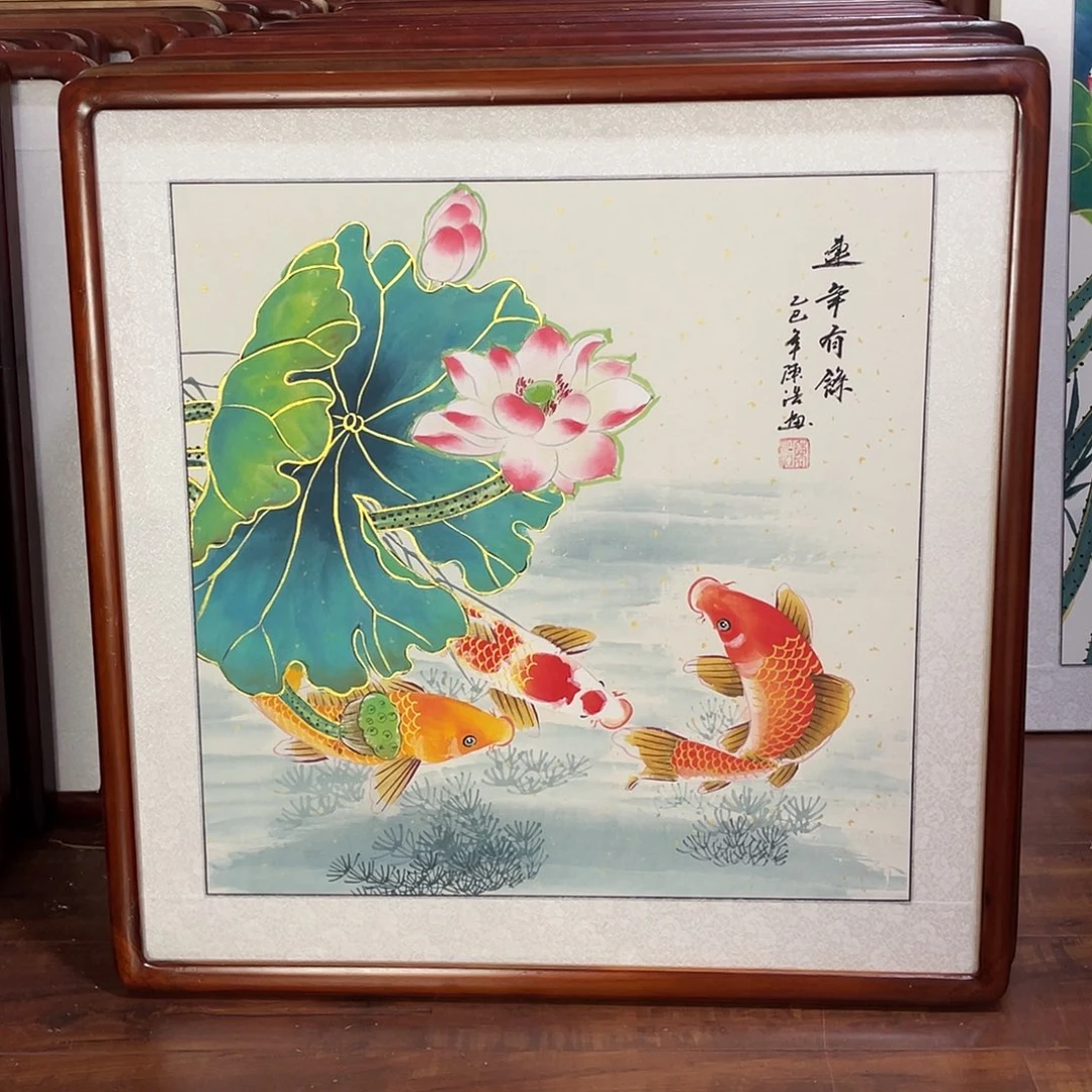 国画带框尺寸63*63厘米