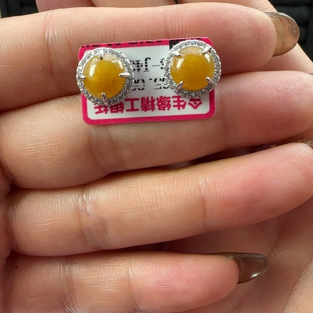 翡翠银S925镶嵌戒指
