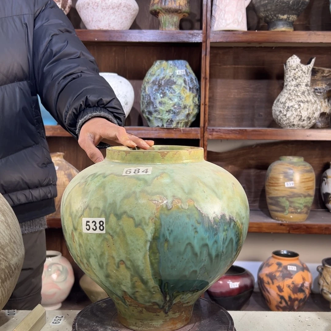 摆件538华庭街上釉面子上次那个