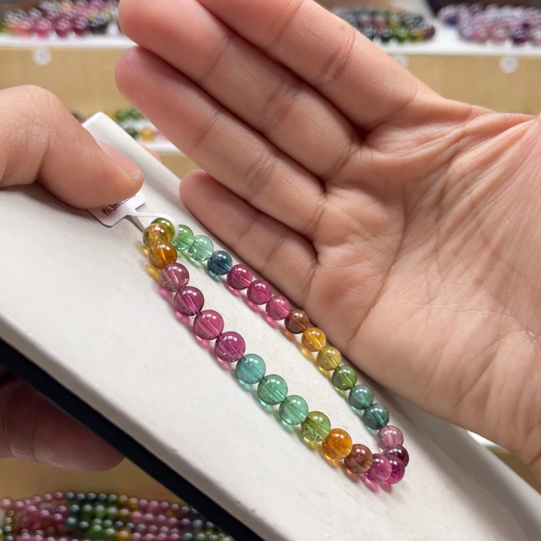 碧玺手串未镶嵌6.3mmmmmmmmmmmmmmmmmm