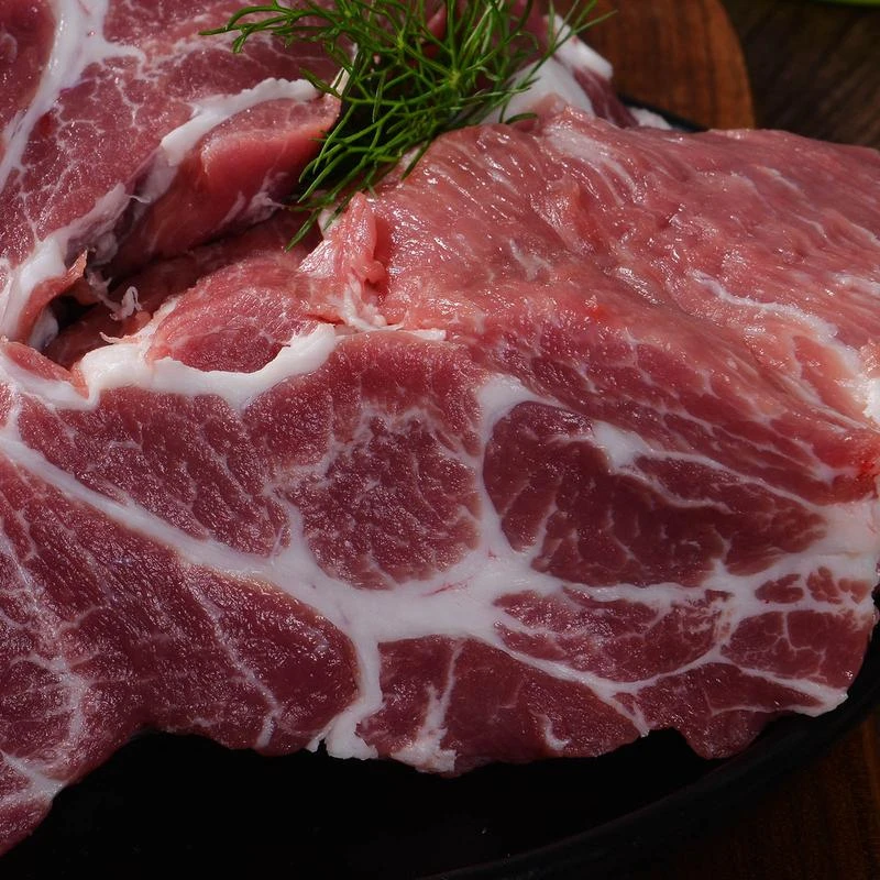 5斤黑猪梅花肉沂蒙山农家散养土猪雪花肉新鲜梅肉猪颈肉速冻发货