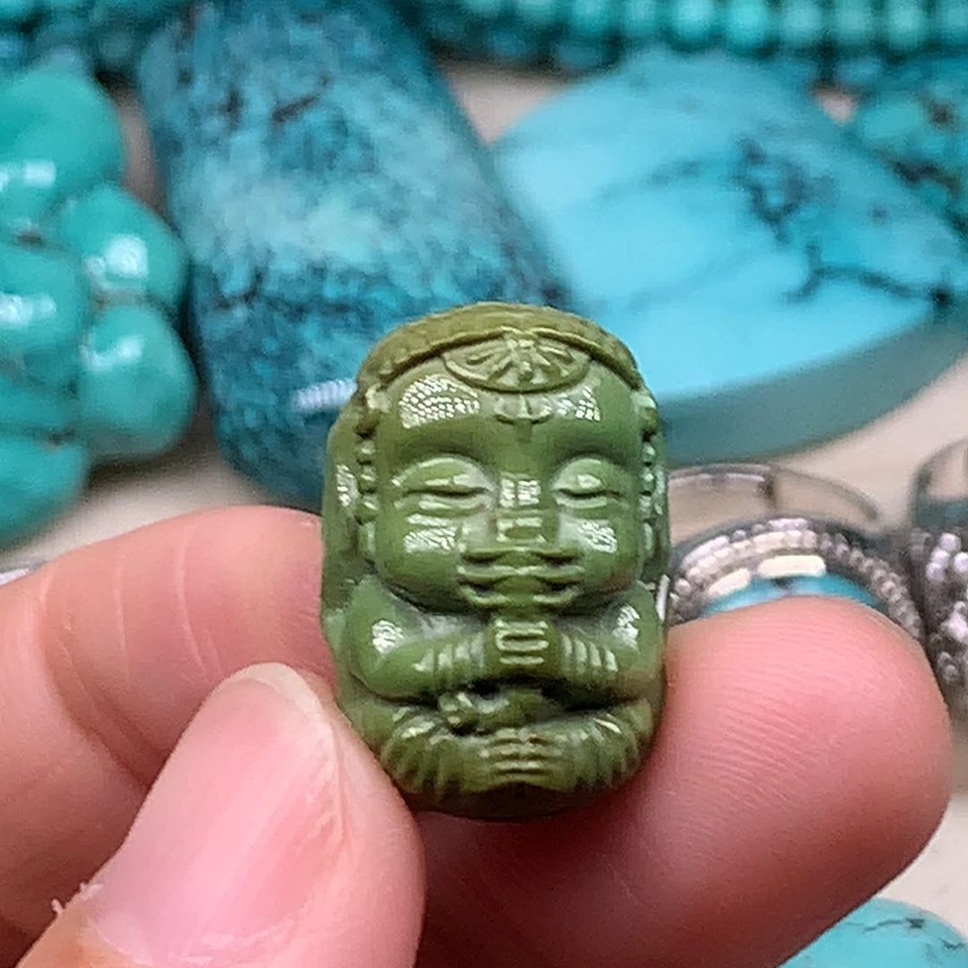 未镶嵌绿松石珠宝奇石