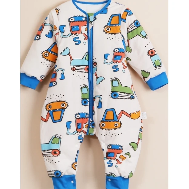 【清仓】儿童卡通分腿连体睡衣棉毛睡袋保暖幼儿宝宝男童女宝0151