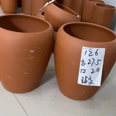 粗陶红陶花盆126