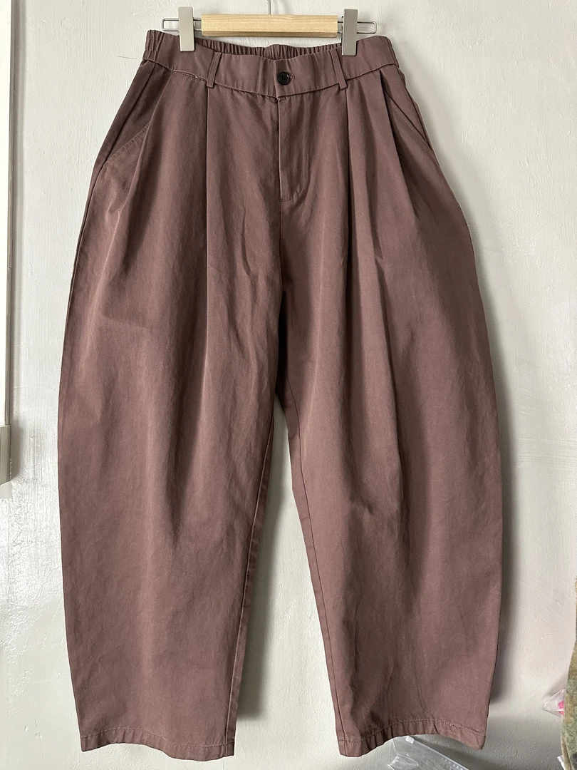 宫囍清货097 | 日系山本宽松弯刀裤长裤