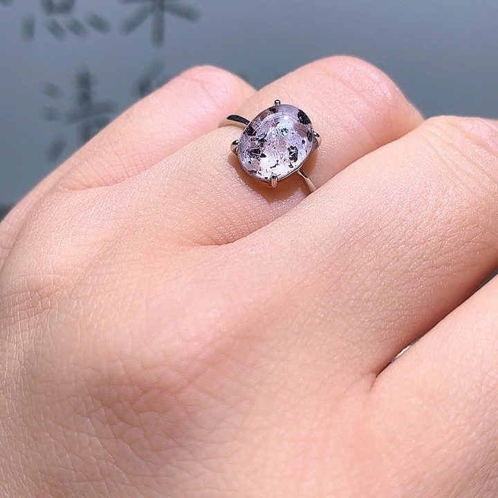 水晶珠宝半成品银S925镶嵌