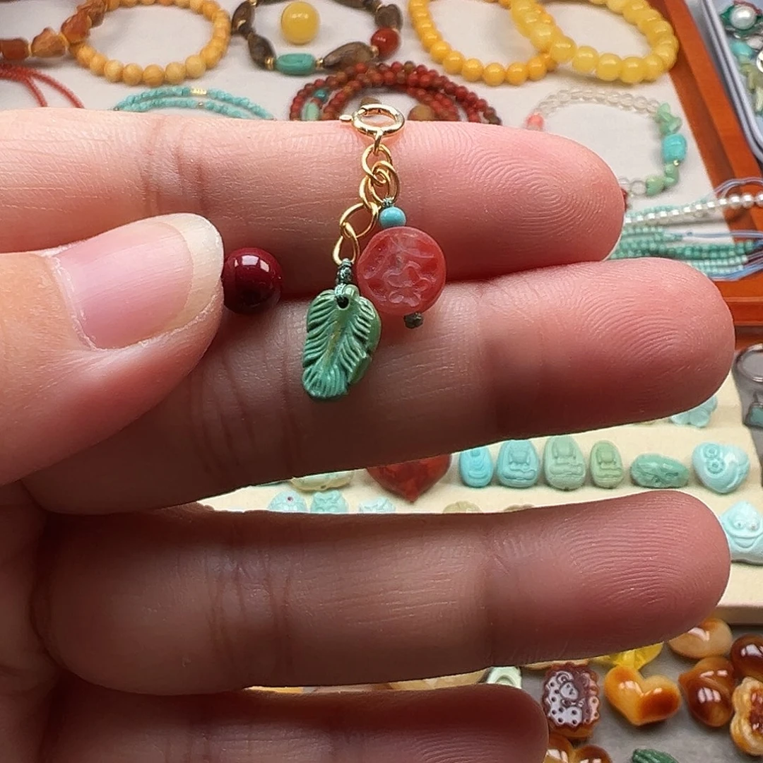 南红玛瑙未镶嵌颈饰