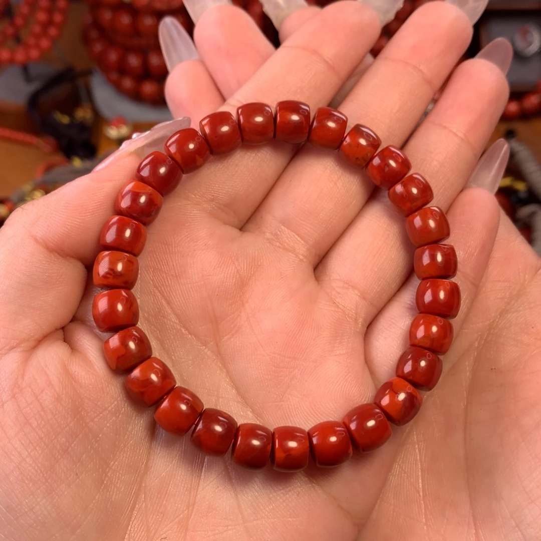 南红玛瑙配饰未镶嵌建****艳