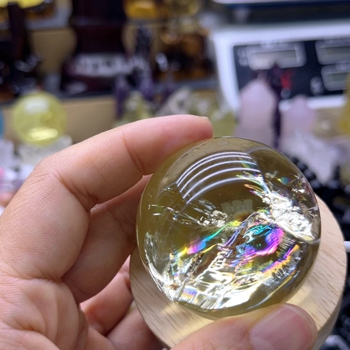 水晶摆件未镶嵌p***l摆件