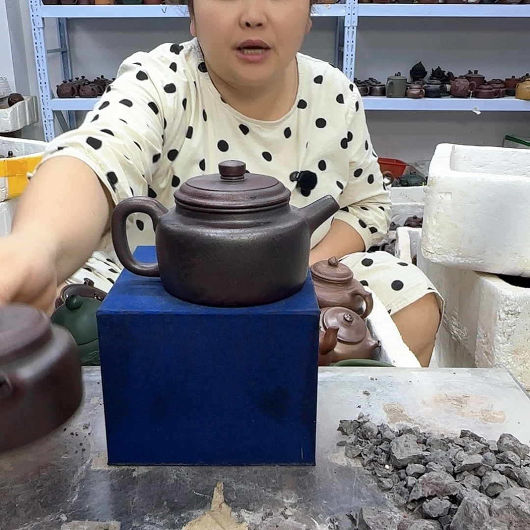 茶壶紫砂宜兴紫砂壶瑕疵处理