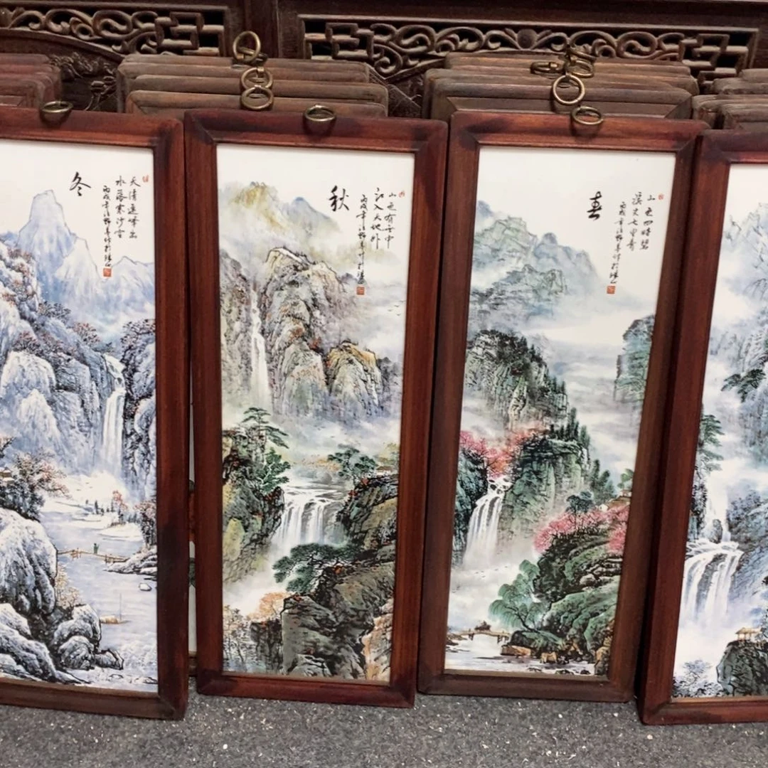 瓷片莫*景德镇瓷板画柴窑烧制