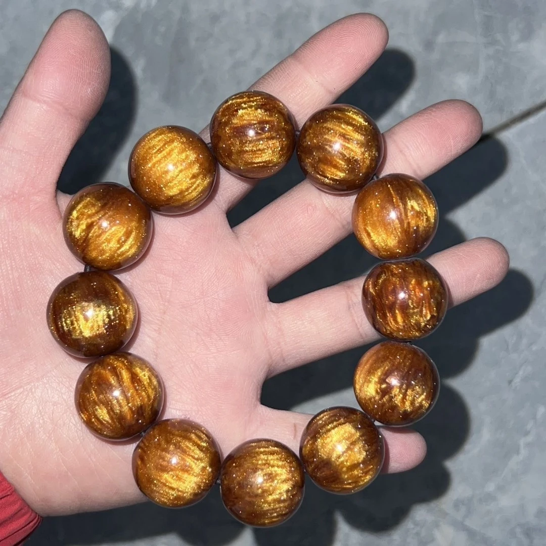 爆纹玉化金丝（2.0）手串-无礼盒-@@YS944