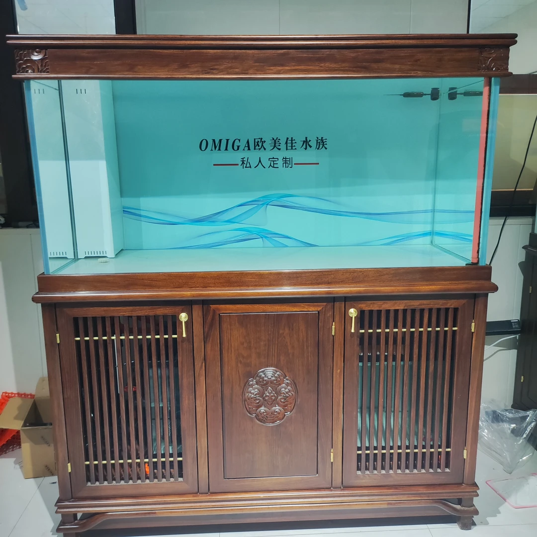 欧美佳私人定制乌金木实木龙缸99新成色，1.5米x75宽