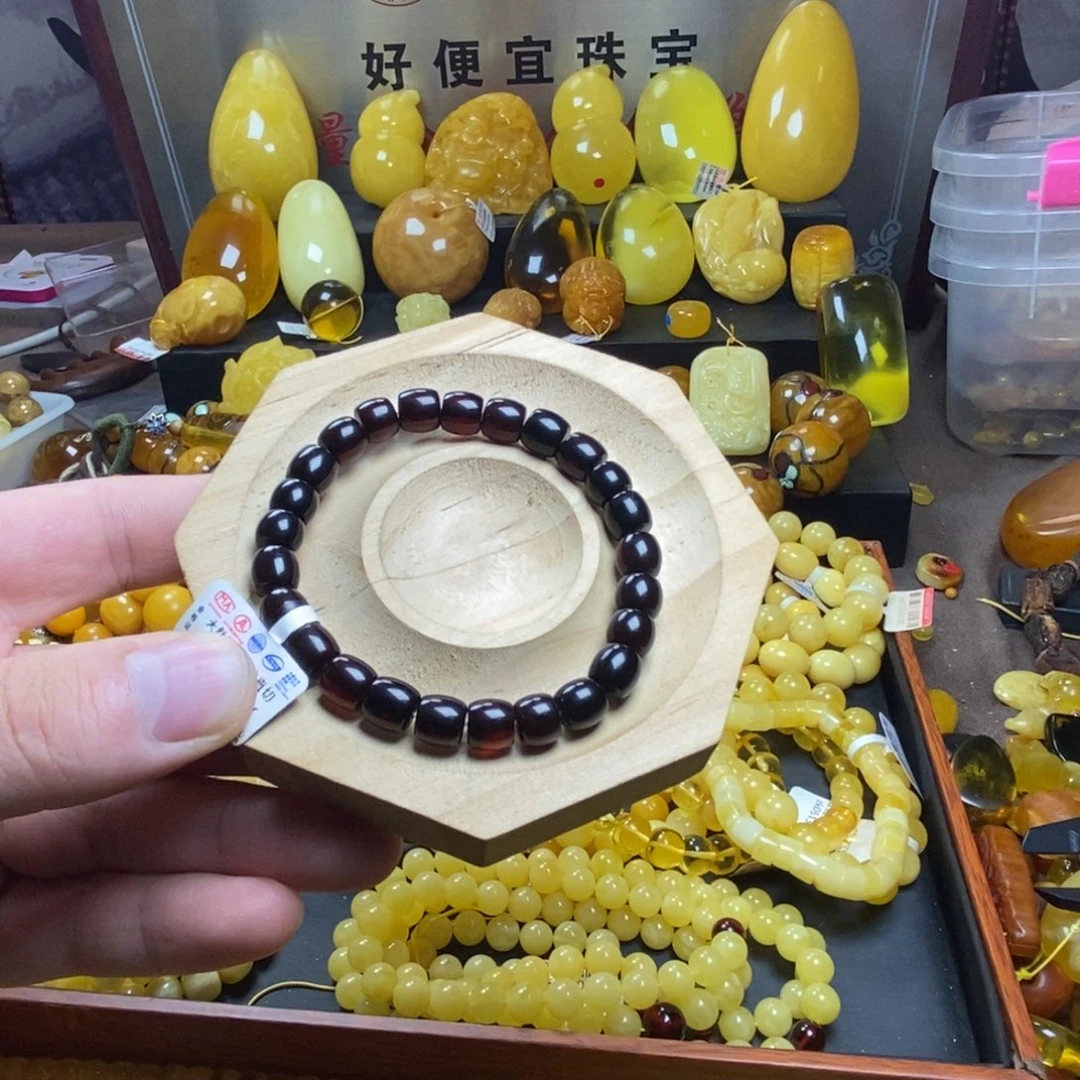 裸石琥珀未镶嵌蜜蜡