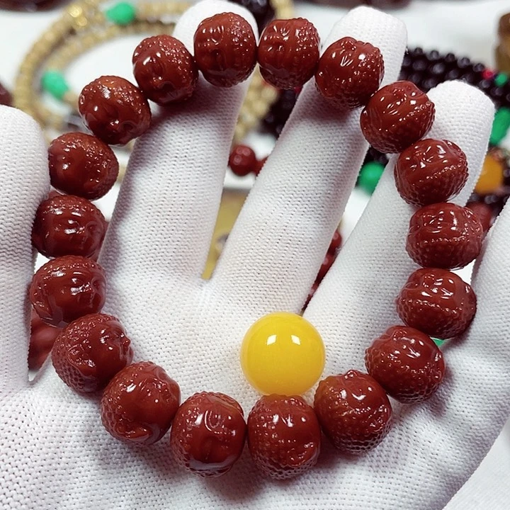 猴头核桃吊坠猴头