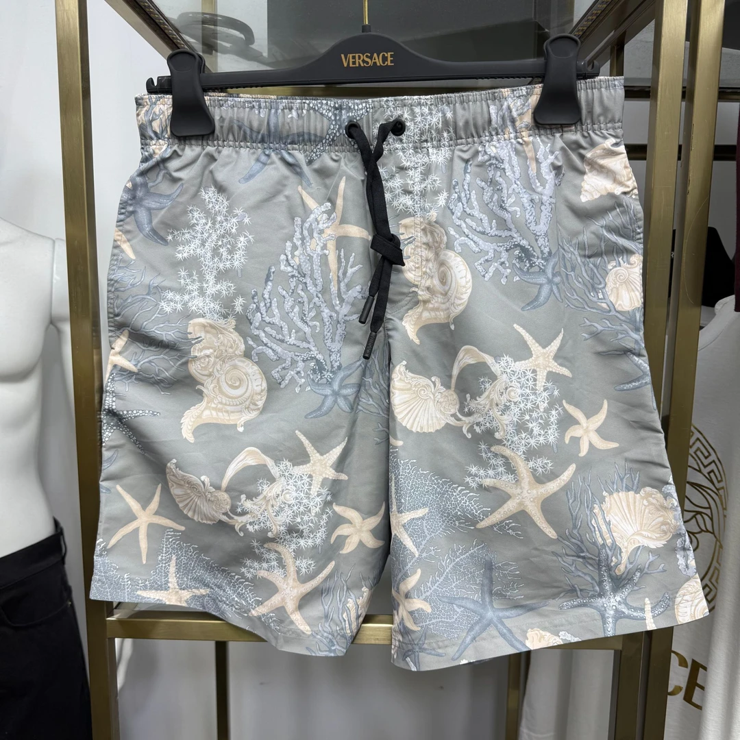 未使用 VERSACE/范思哲 男士夏季时尚运动5分短裤沙滩裤