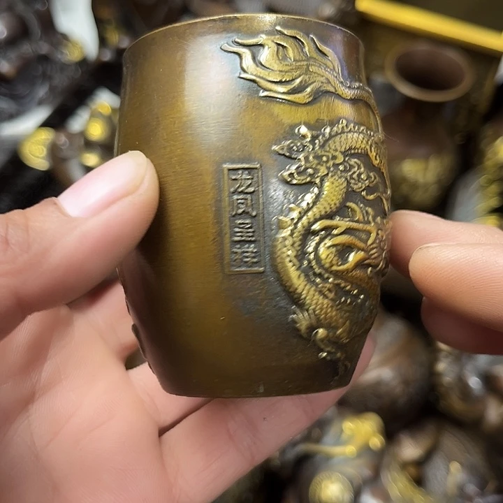 顺顺利利，铜器摆件