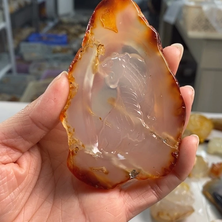 玛瑙/玉髓吊坠(不含链)未镶嵌