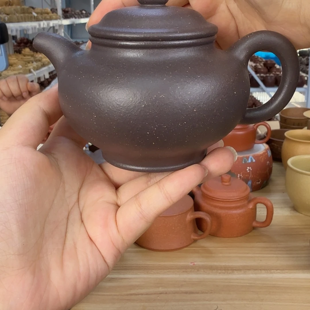 茶壶紫砂宜兴原矿紫砂天青300