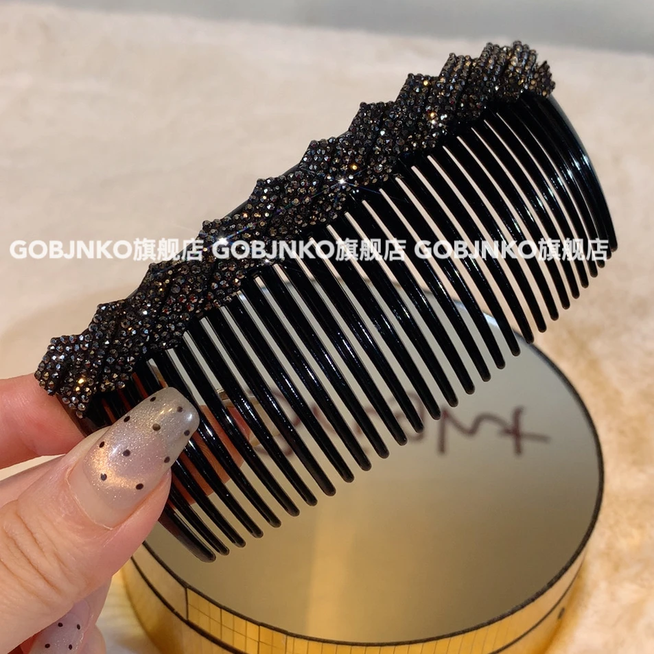 GOBJNKO复古/宫廷民族风女碎发夹插梳网红欧若智性风发梳简约百搭