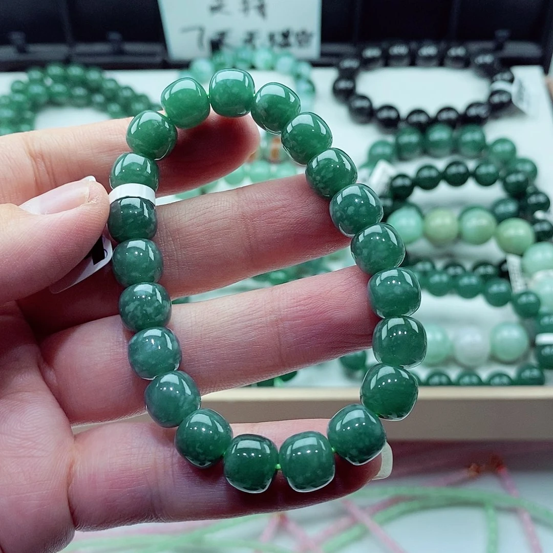 翡翠未镶嵌毛衣链