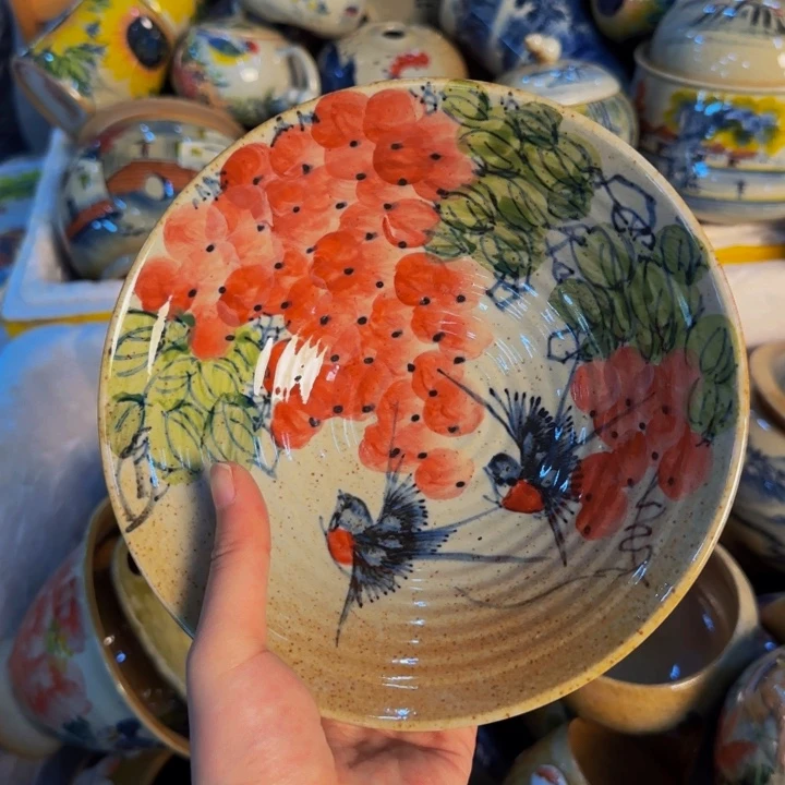 瓷片景德镇陶瓷手工手绘