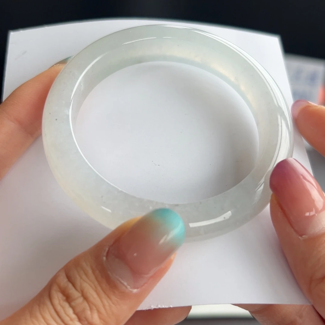 翡翠未镶嵌手镯15号 53.5