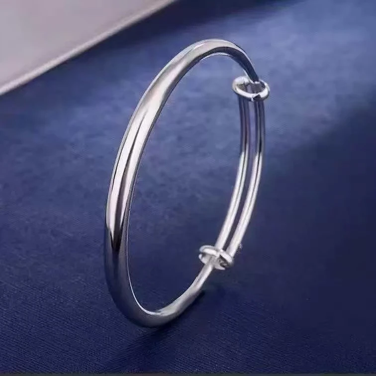 999光面推拉手镯素圈