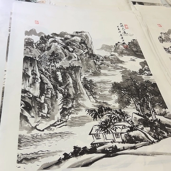 国画精品手绘作品