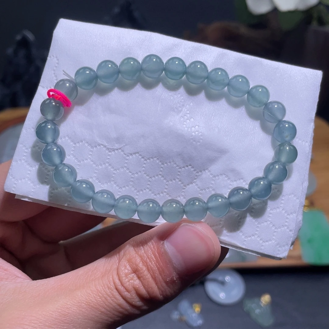 定制翡翠未镶嵌手串危