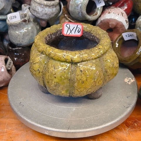 粗陶花盆手工花盆制作