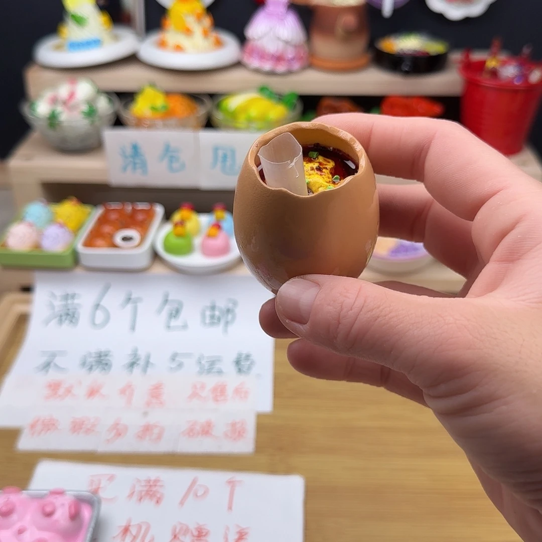 树脂食玩冰箱贴凭开箱视频售后