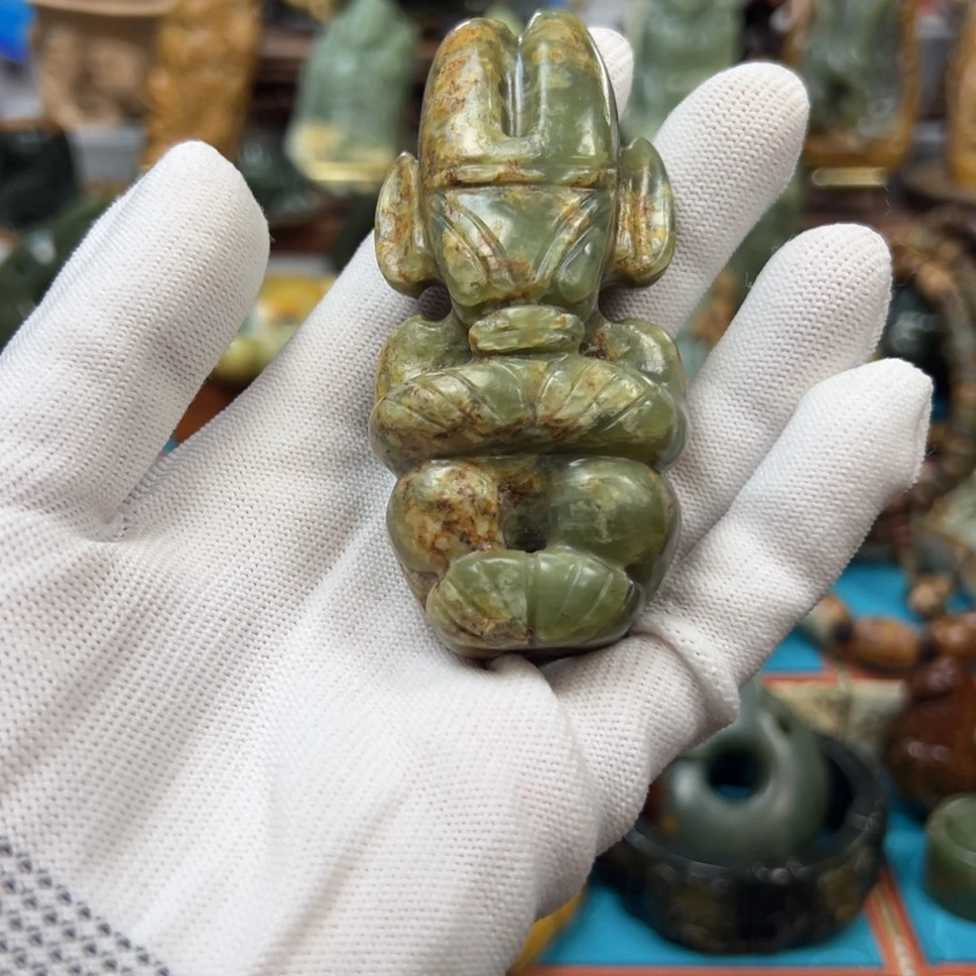 C***C岫岩河磨玉（透闪石质玉）未镶嵌把件