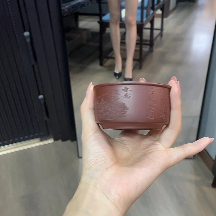紫砂茶壶全手工缝制