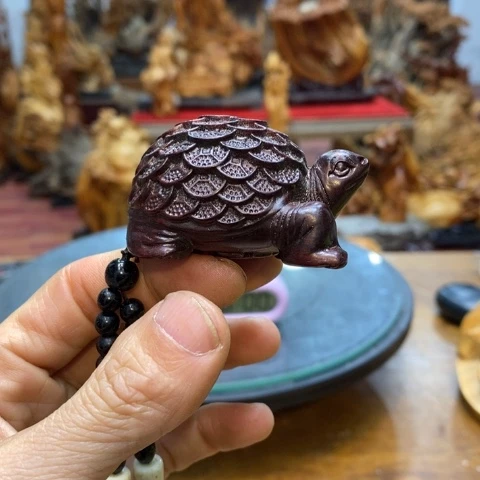 柏木（崖柏）非洲大叶紫檀把件