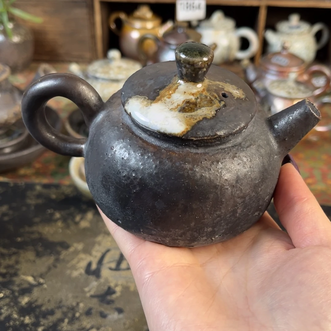 杯柴烧茶器铁胎壶