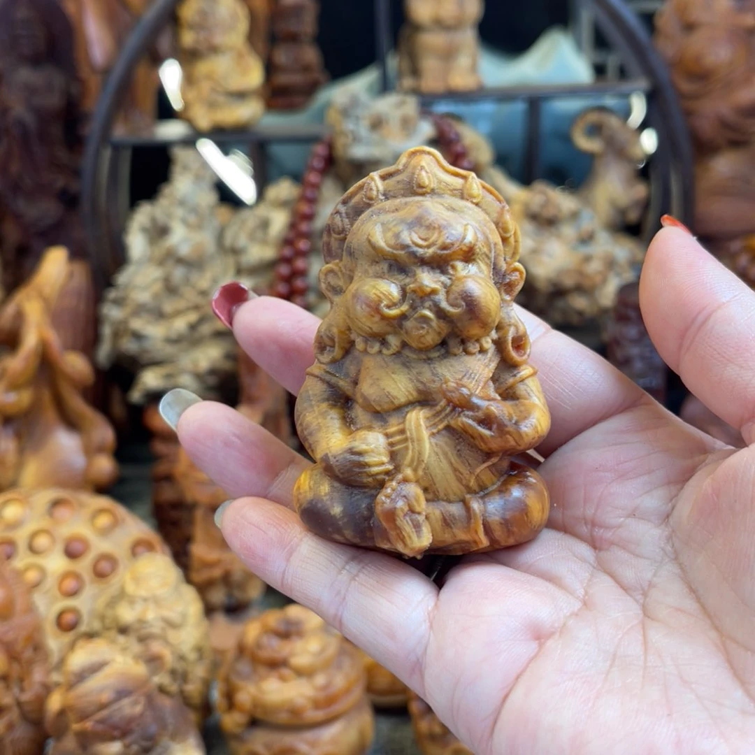 松木（琥珀木）其他孤**蛙黄财神