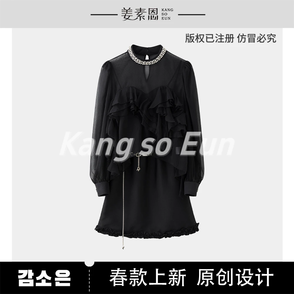 【媛媛女王专享】【松梦林烟】气质时尚设计感休闲套装GY25CT070018