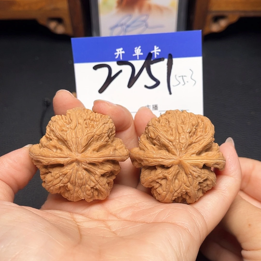 把件文玩核桃大粗筋45尺。 2251